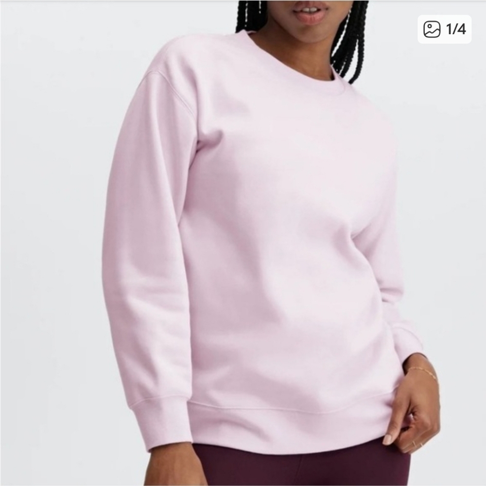 Fabletics Icy Lavender Go-To Sweatshirt